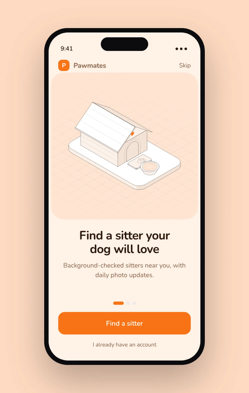 Pawmates mobile concept